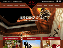 Tablet Screenshot of kalinka-lotus.com